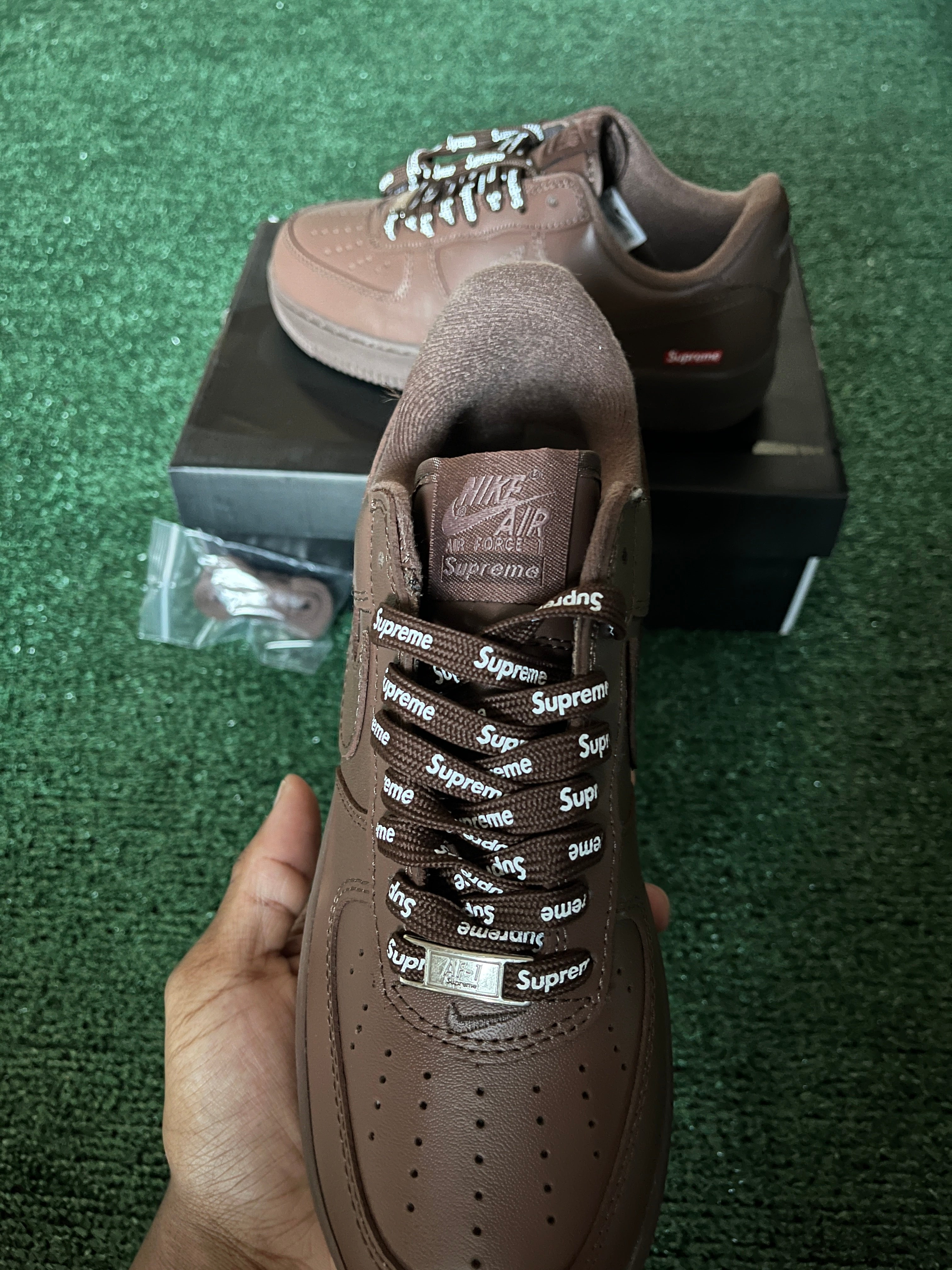 S*PREME AF1 - BROWN
