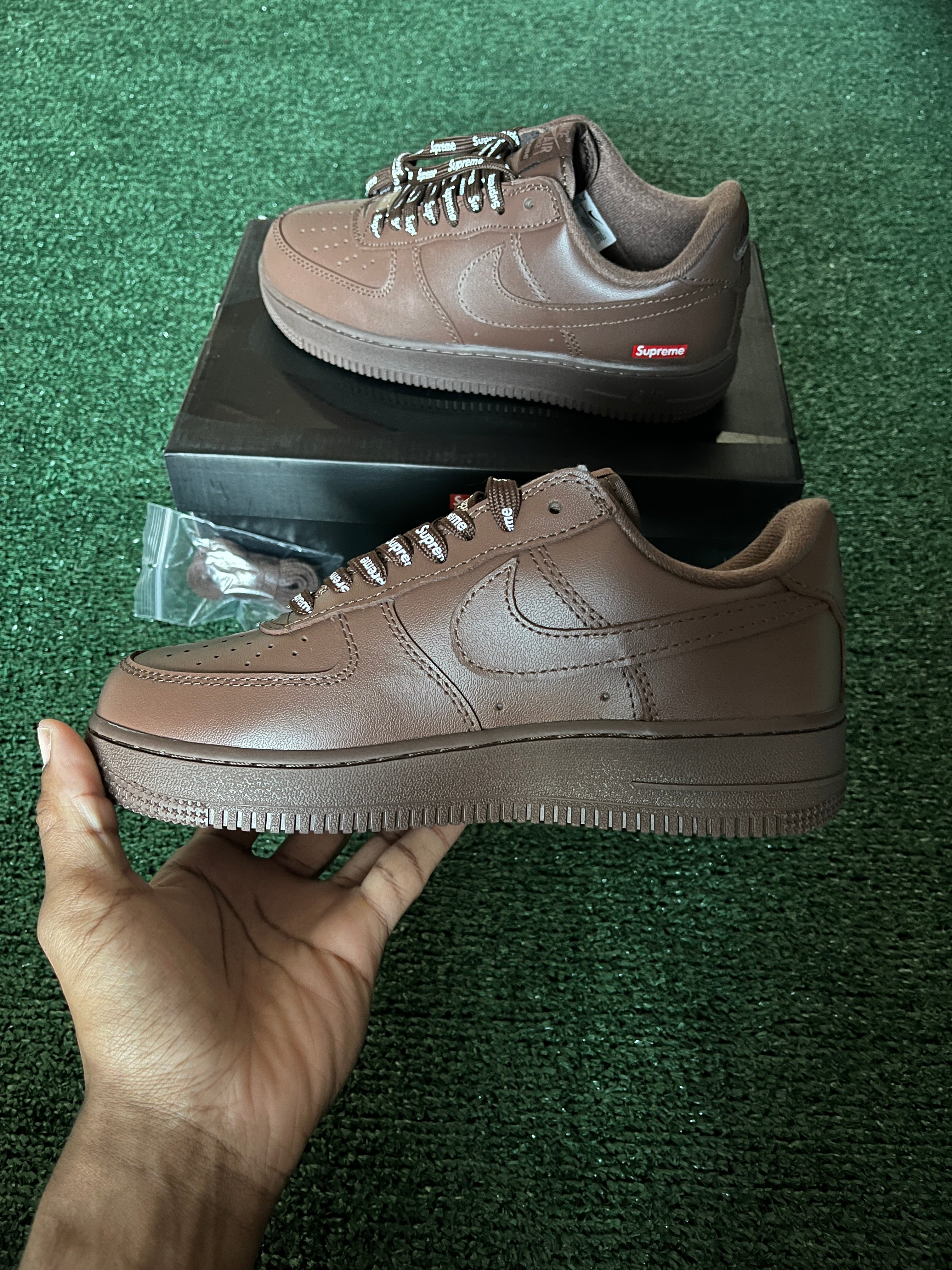 S*PREME AF1 - BROWN